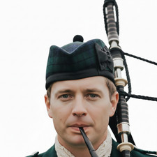Scottish Glengarry Wool Piper