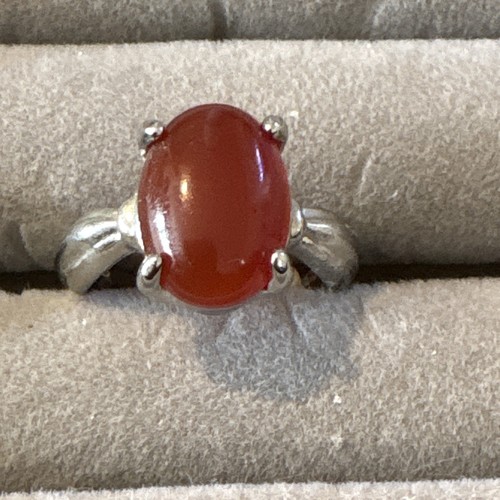 Cocktail ring silver - tone, oval