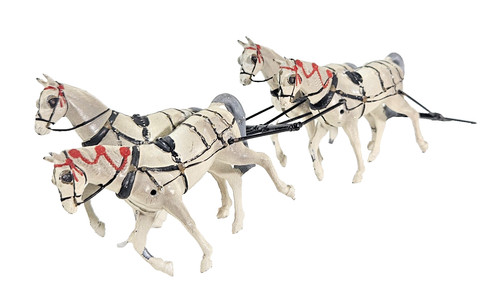 Vintage lead britains white - vintage, 2