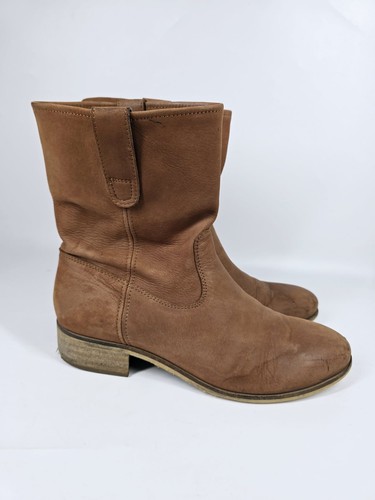 Next soft leather brown ankle - soft,