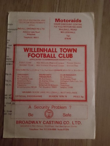 Willenhall town hednesford - v,