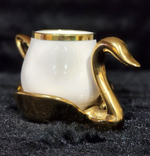 Grace Teaware White Gold Swan