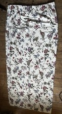 V & A Unlined Curtains 184cm x 168cm Birds Butterfly Floral