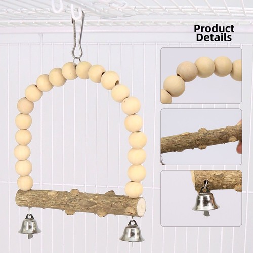 Parrot swing decor - swing, wooden