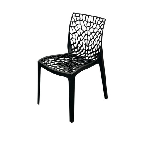 Black garden bistro chairs - garden,