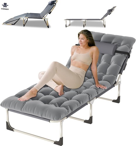 Folding bed camping travel - bed,
