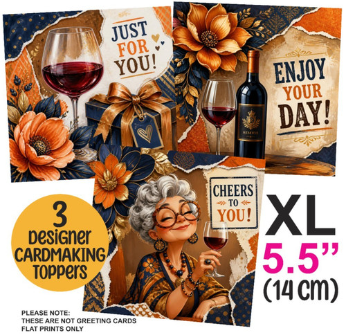 Card toppers cardmaking - card,