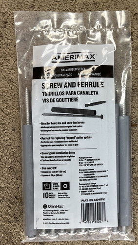 Amerimax gutter screw - amerimax,