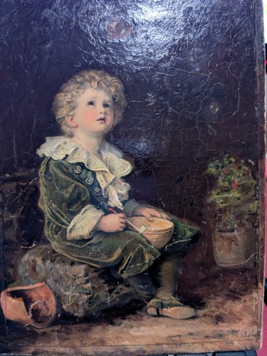 Original 1900 oleograph - 1900's,