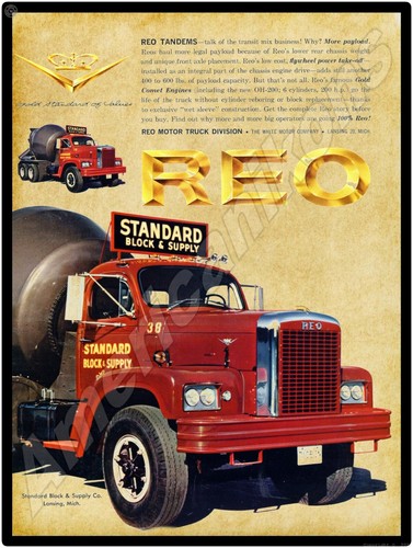 1963 reo trucks new metal - 1963,
