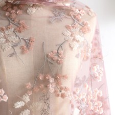 Organza embroidery floral - embroidery, lace