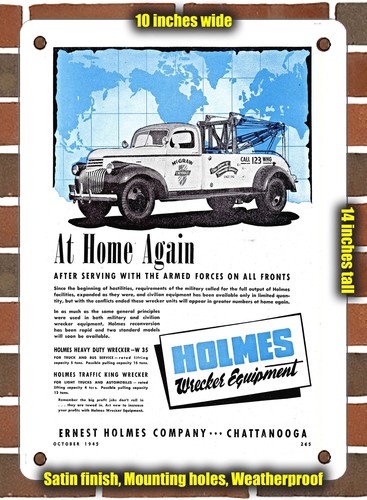 Metal sign 1945 - metal,