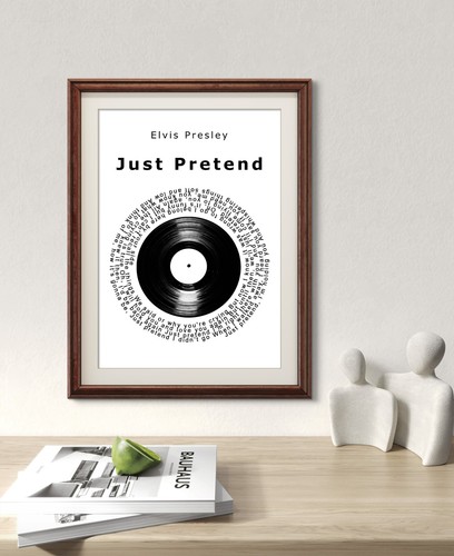 Elvis poster just - just, pretend