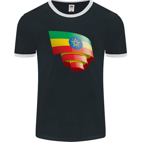 Curled ethiopia flag ethiopian - ethiopia,