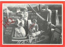 Postcard>>Narrow Boat People of the English Canals, Family Life Aboard Vulcan