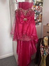 Fuschia prom dress formal - prom,