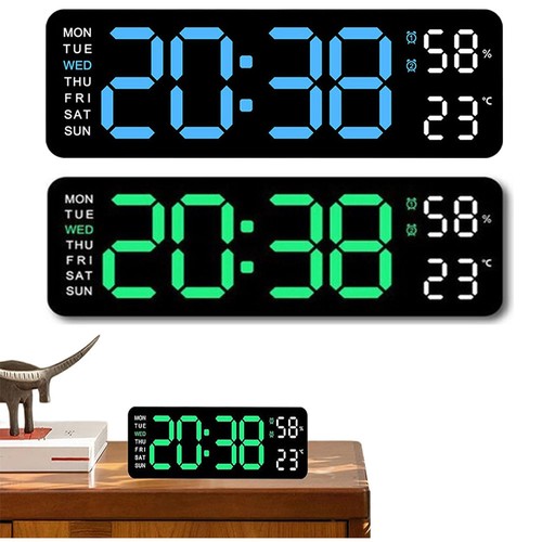 Digital led desk alarm - led,