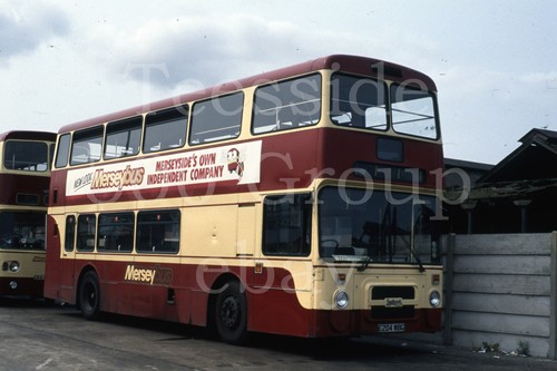 Original 35mm slide merseybus - original,