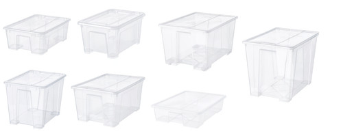 Ikea samla storage box with - ikea,