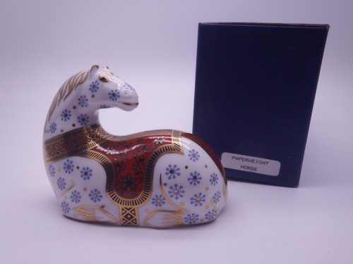 Royal crown derby horse - crown,