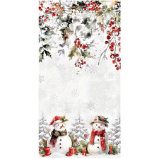 Two charming snowmen and