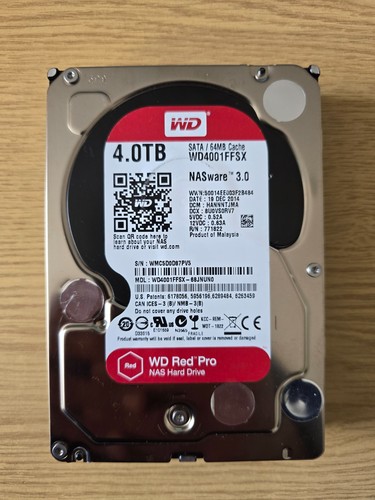 Red pro wd4001ffsx 4tb - wd,