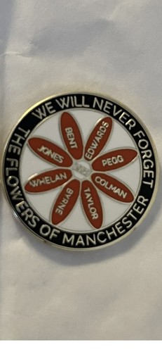 Flowers manchester badge - flowers, of