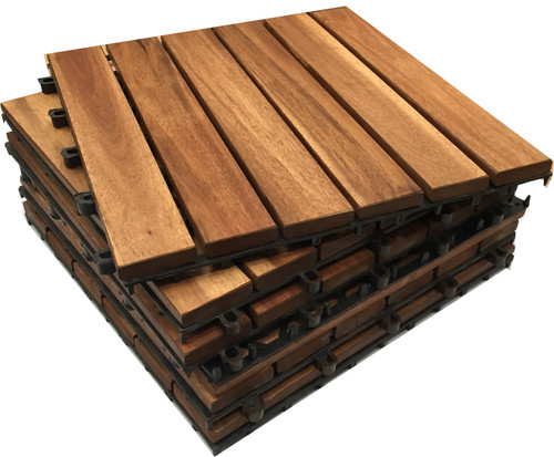 Hardwood deck tiles wooden - deck, a+