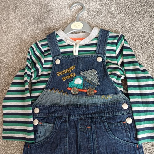 Age long dungaree blue - long,