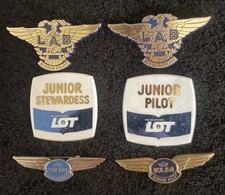 LAB, LOT & KLM Airlines -