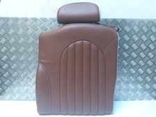 MINI R52 Sidewalk Convertible 2008 Left Passenger Rear Seat Back Brown Leather
