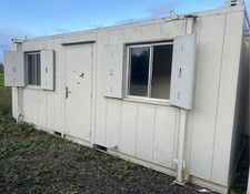 20ft x 8ft Insulated Steel Site Cabin / Office Container - Modular Building