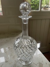Vintage Thomas Webb Corbett Hand Cut Crystal Glass Decanter.
