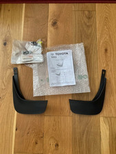 Toyota Yaris, first generation (1999-2006) rear mud flaps. Genuine Toyota part