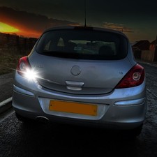 P21W 1156 LED BRIGHT REVERSE LIGHT 1PCS BULBS CANBUS ERRORFREE White For CORSA D