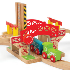 Bigjigs Rail Wooden Lifting