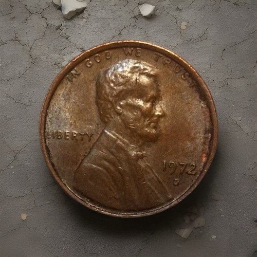 1972 penny coin - coin, die