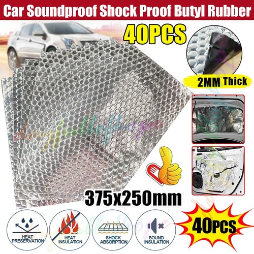 Butyl sound deadening mat - butyl, 2mm