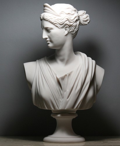 Artemis diana bust head - artemis,