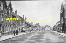 Aldeburgh 1905 High STREET SCENE, Shops, horse & Cart etc, Suffolk postcard