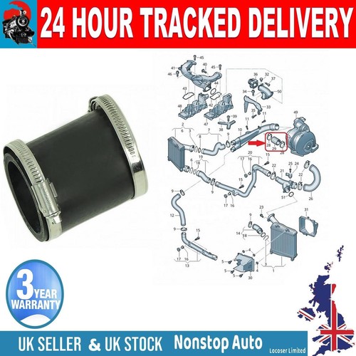 Turbo intercooler hose - turbo, pipe