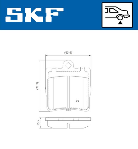 Vkbp 90434 skf - 90434, set