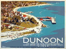 TX578 Vintage Dunoon Scotland Travel Poster LNER Railway A2/A3/A4