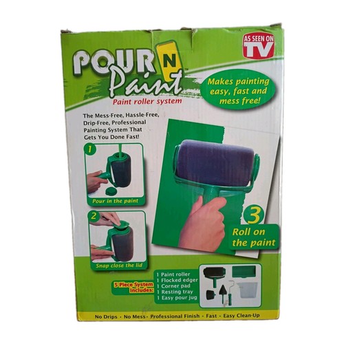 Pour paint roller - pour,