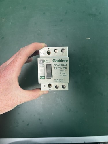 Crabtree sb6000 80a rcd rccb - crabtree,