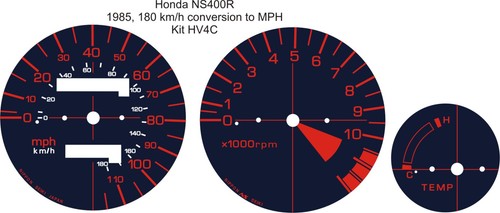 Ns400r 400 speedometer tach - ns400r,