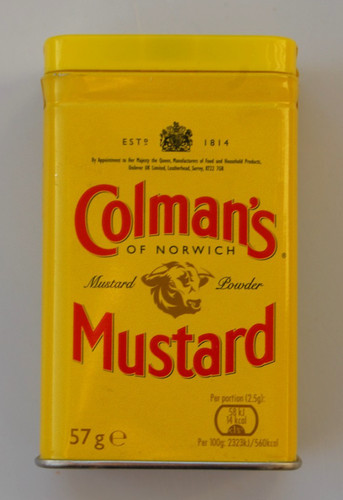 Collectable empty colman - empty, colman's