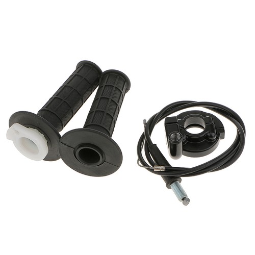 Black handlebar grip cover - handlebar,