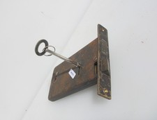 Large vintage iron mortise - large,