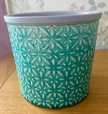 Burgon & Ball Glazed Pot Tuscany Large Blue